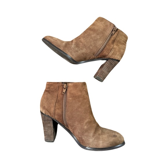 Carlos by Carlos Santana Bourbon Genuine Suede Booties - Picture 2 of 5